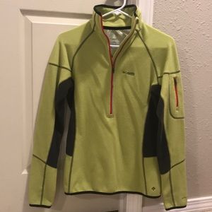 Columbia fleece half zip up
